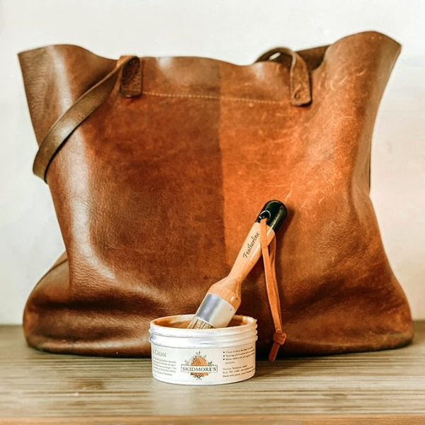 Skidmore's Original Leather Cream – Natural Leather Cleaner & Conditioner