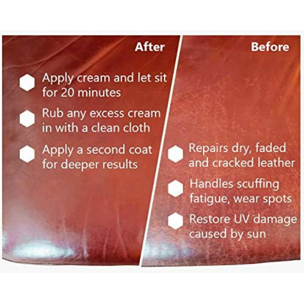 Skidmore's Original Leather Cream – Natural Leather Cleaner & Conditioner