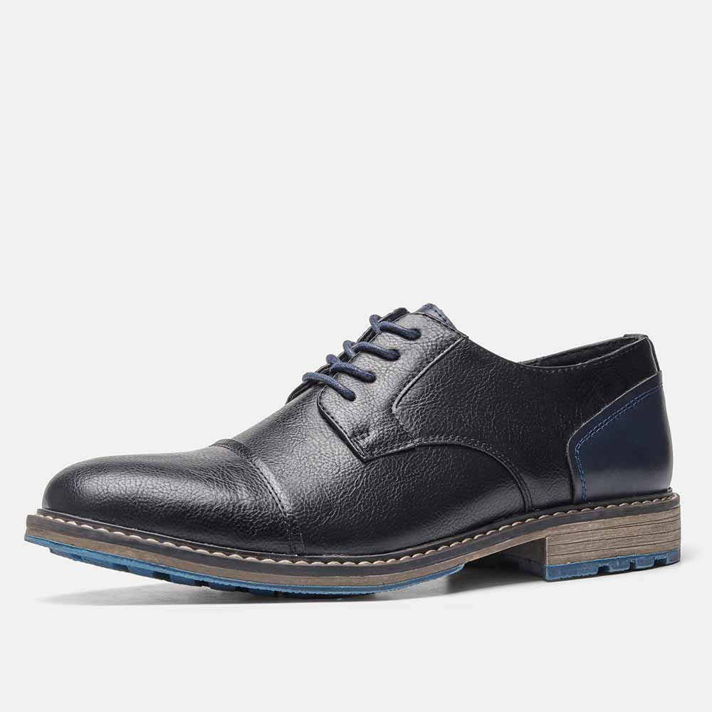 Men's Business Casual Retro Trend Plus Size Leather Shoes