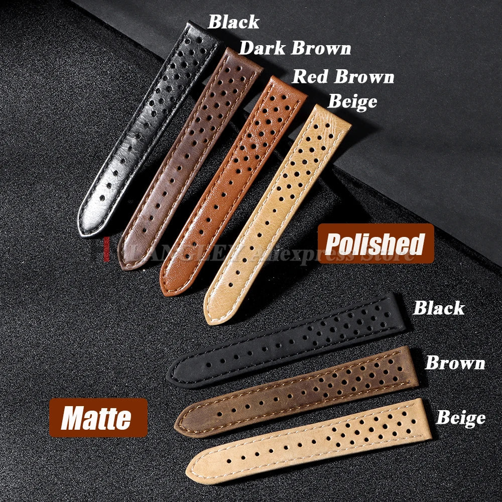 OnePlus Watch Band Vintage Calfskin Leather Bracelet Strap Men Women