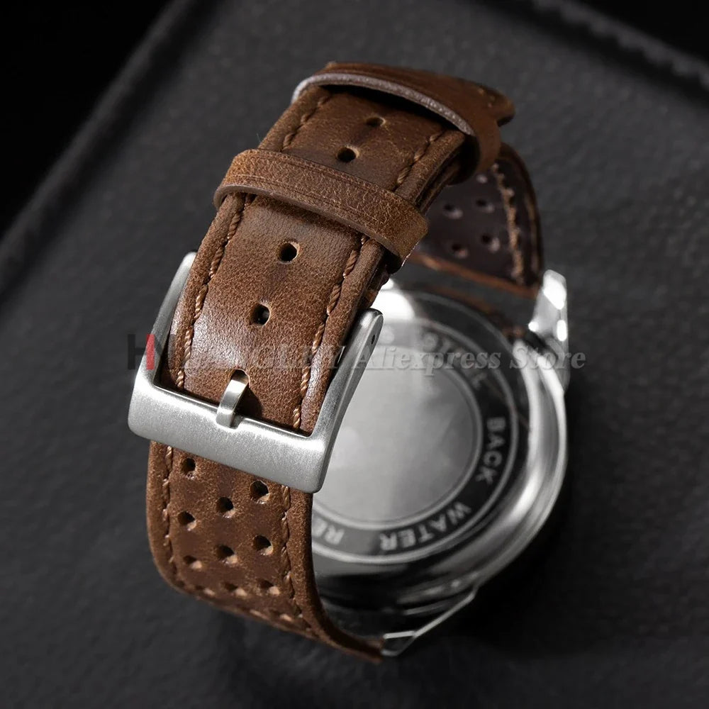 OnePlus Watch Band Vintage Calfskin Leather Bracelet Strap Men Women
