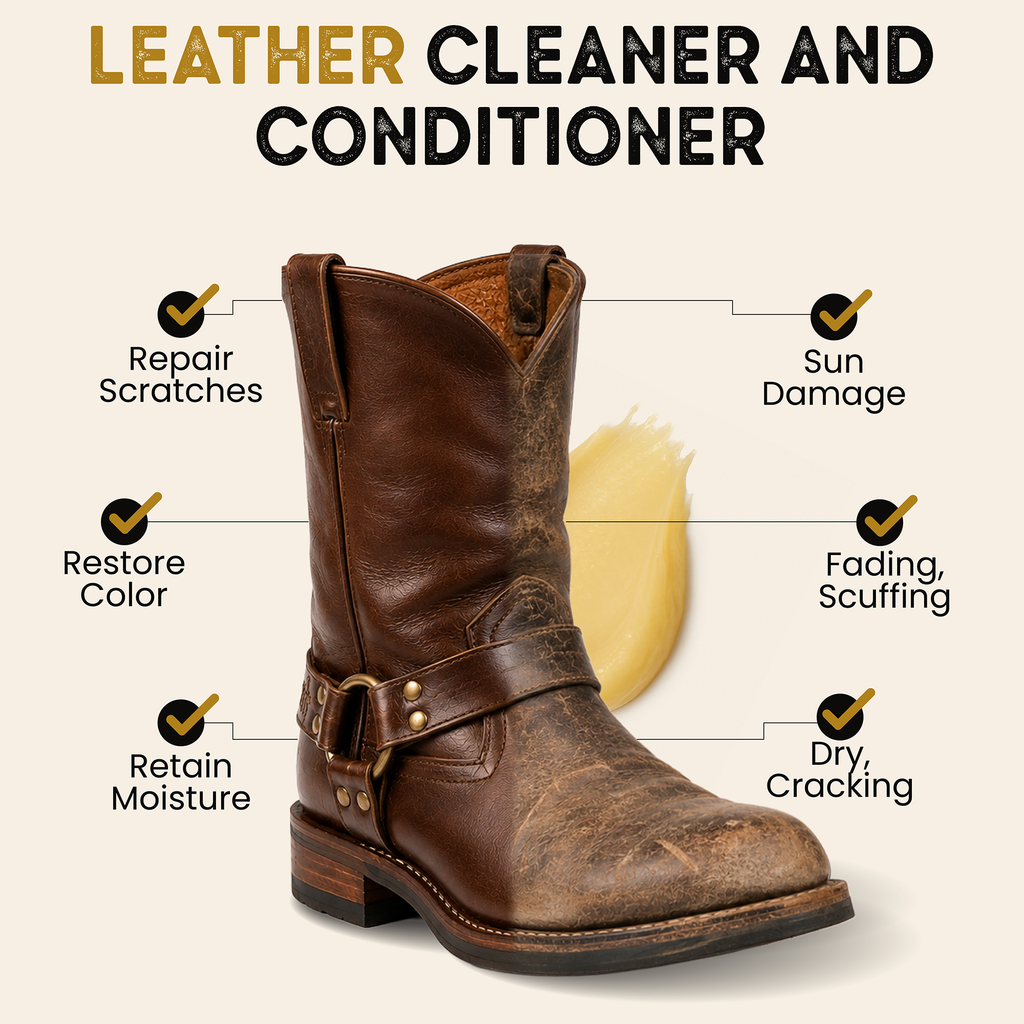 Skidmore's Original Leather Cream – Natural Leather Cleaner & Conditioner