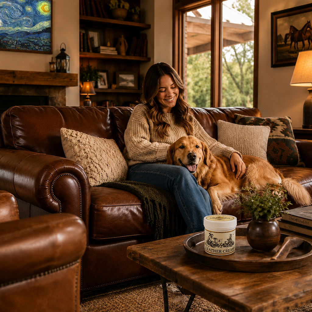 Skidmore's Original Leather Cream – Natural Leather Cleaner & Conditioner