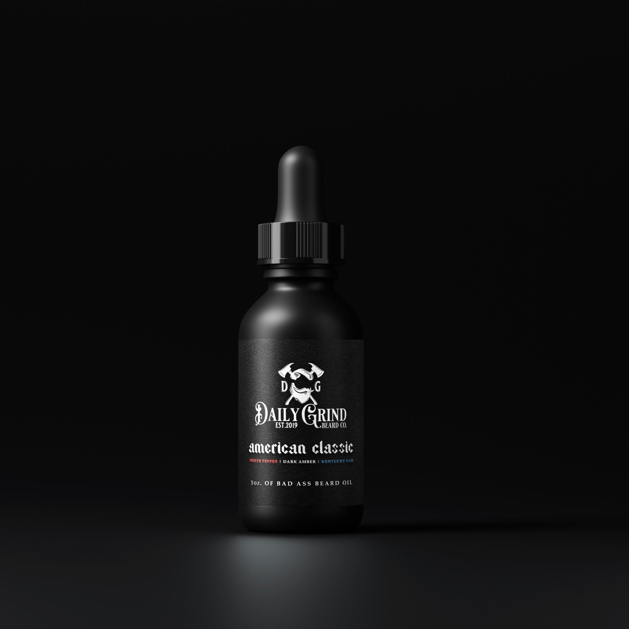 American Classic Beard Oil for Men | White Pepper, Dark Amber & Oak